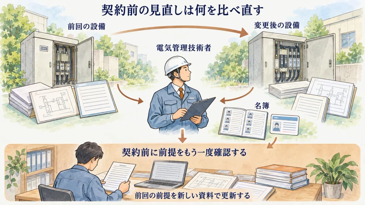 電気管理技術者の公開名簿の確認ポイントを示す図解5