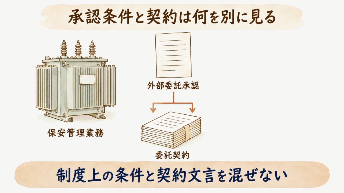保安管理業務の委託契約の範囲を確認する設置者向け図解2
