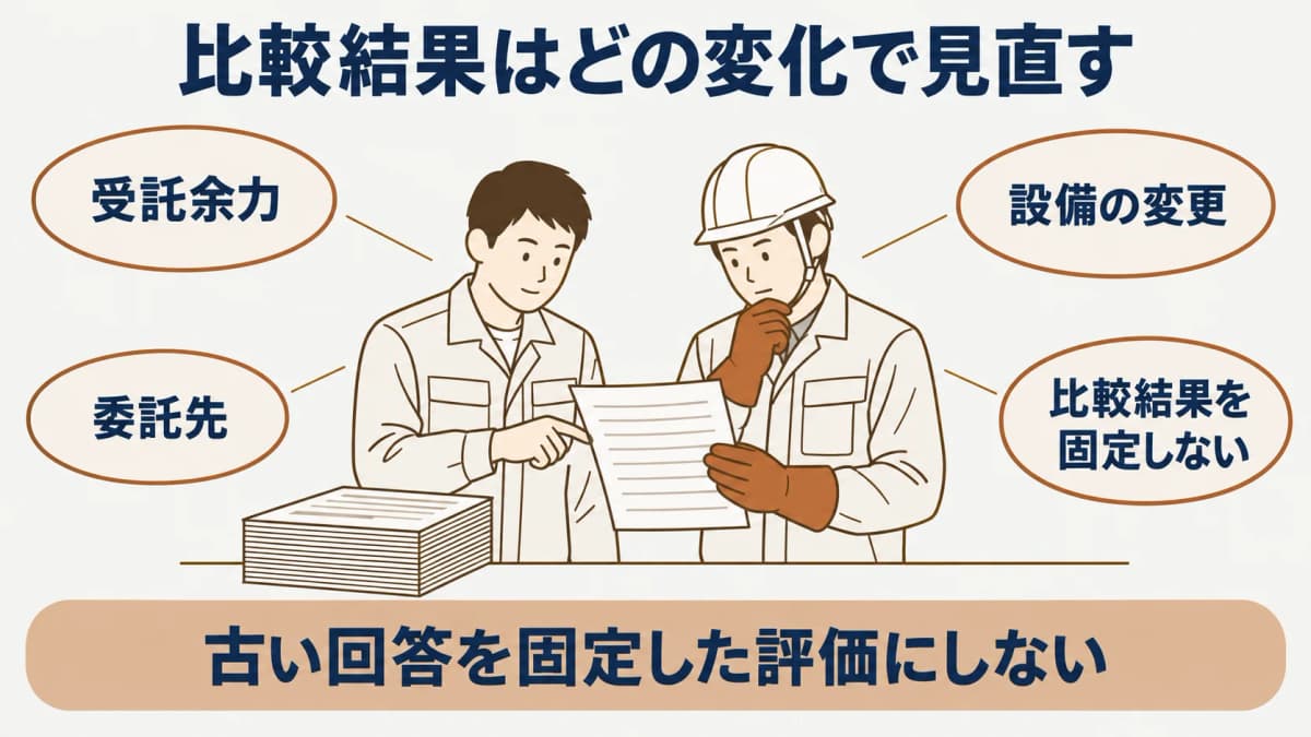 委託先の受託余力の確認ポイントを示す図解4