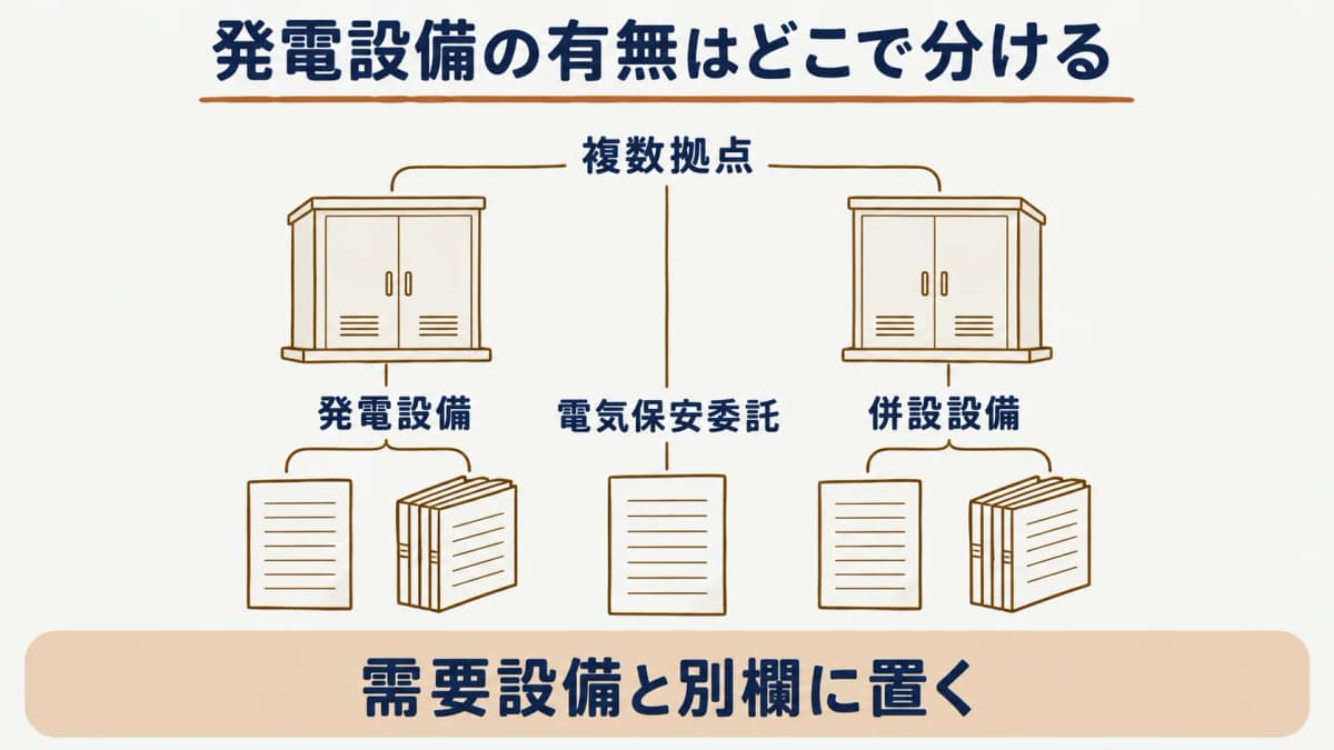複数拠点の電気保安委託の確認ポイントを示す図解2