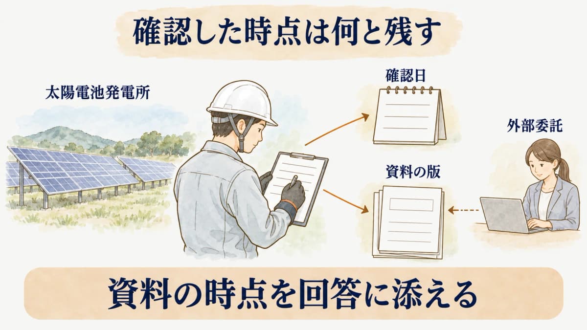 太陽電池発電所と蓄電所の外部委託条件を確認する設置者向け図解3